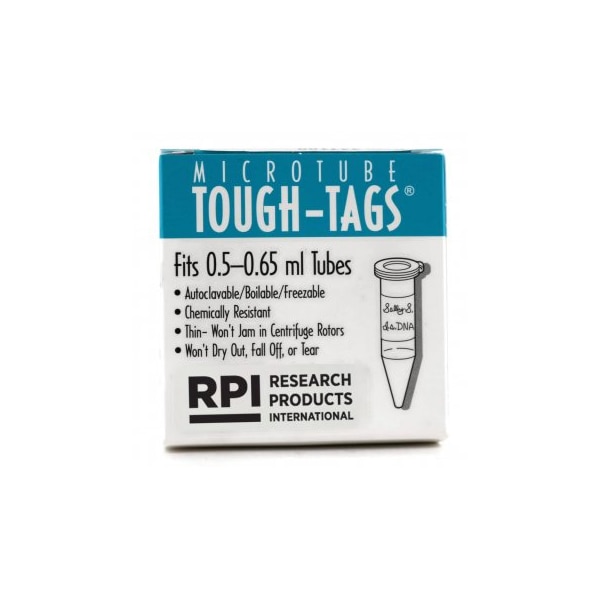 Tough-Tags, 0.5-0.65ml, Clear, 1000/pk, 1000PK